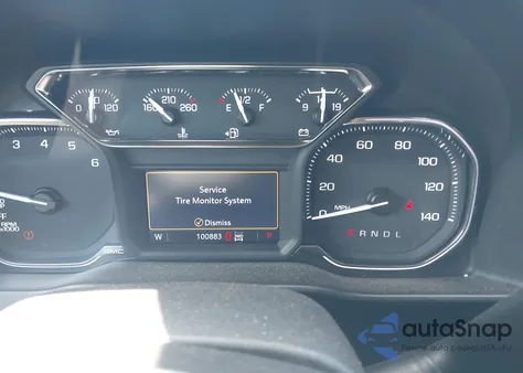 2020 GMC Sierra 1500 4Wd Short Box Elevation from USA, damaged, VIN 3GTU9CED9LG185718